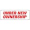 Signmission UNDER NEW OWNERSHIP BANNER SIGN brand signs management owner business B-72 Under New Ownership - alternate 1
